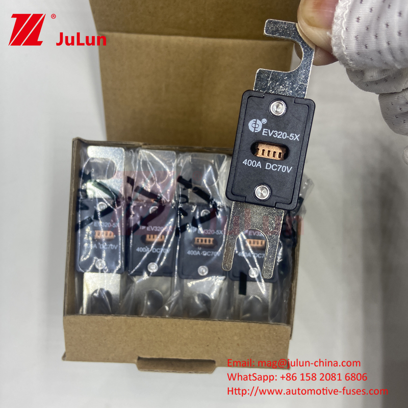 EV320-5C-100A-N 70VDC Schroef in M6 M8 Montage Type Auto Blade Fuses 80-500 Ampere Stabiliteit handhaven