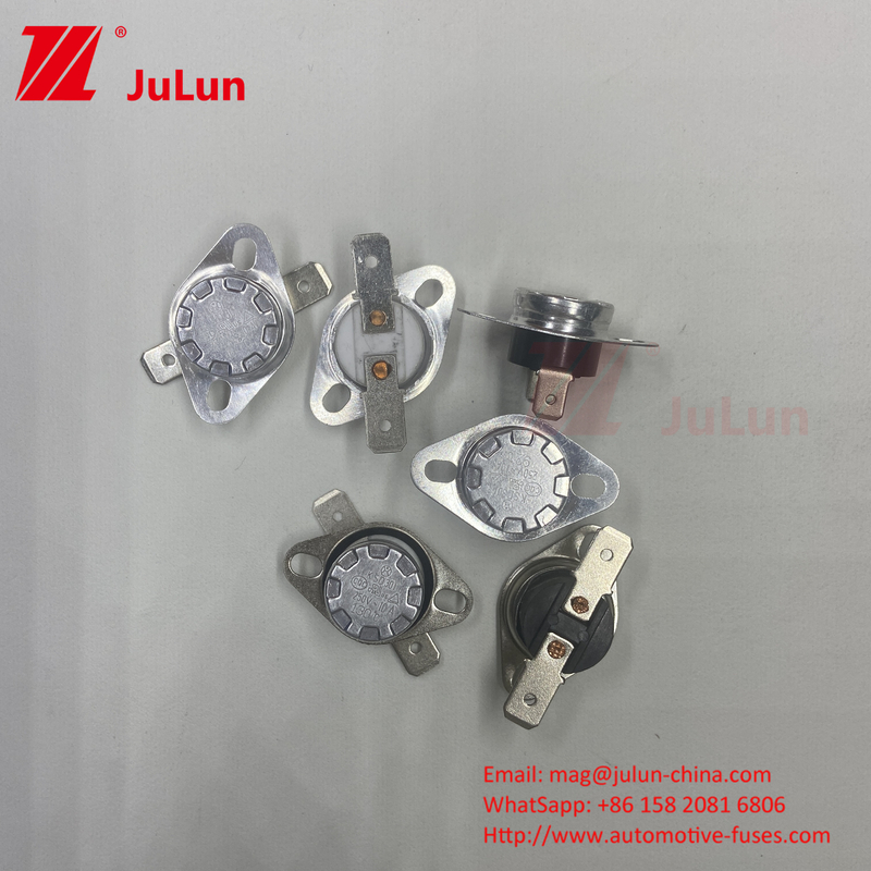 KSD Pin Type Metal Expansion Manual Reset KSD301 Bimetalen thermostaat, Elektrische apparaten Thermische afsluitingsbuis