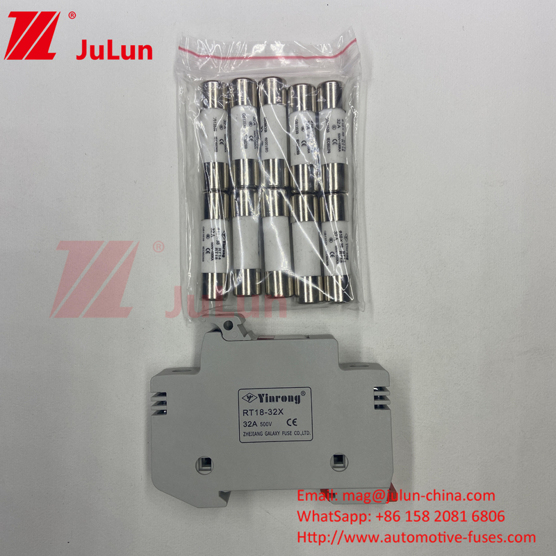 Zonne-Pv-sluiting / Din Rail zonne-sluitingshouder voor inverter 1500VDC 1000VDC 500VDC 10A-63A 30kA