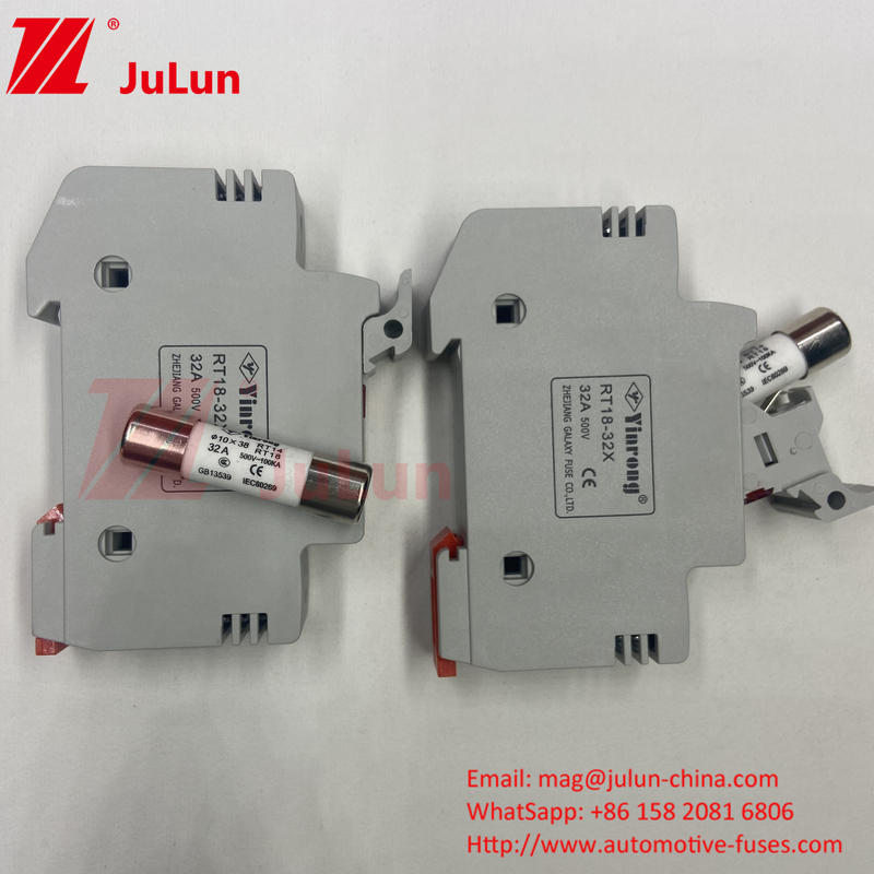 10A-63A Cylindrische zekering voor bescherming van zonne-energiesystemen Zonne-DC 1000V PV-sekuratoren 6A 10A 15A 20A 25A 30A Hoogspanning