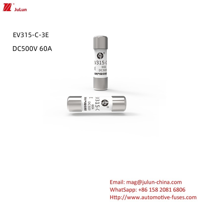 Nieuwe energievermogen Middel hoge druk keramische lont/ EV315-C-3E DC500V 10A,15A,20A,30A,40A,50A.60A