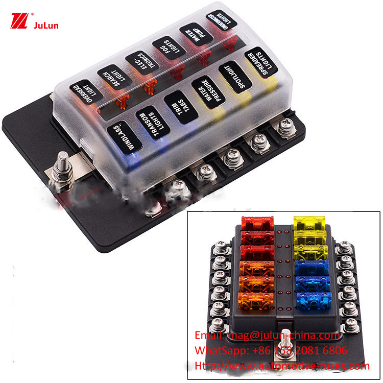 EU-Standaard Bolts And Bolt Fuses Automotive Spare Parts 30A-500A Fuse holder ANS Premium Fuse holder -55.C-125.C met Bo