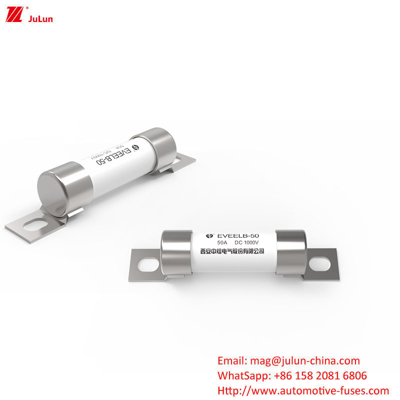 Bolted Connection Round Tube Bolted Type Fuse And Protection Of Charging Devices 1000V 30A