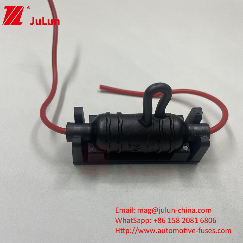 Stofdichte auto-afsluiting voor lage spanning Rood Zwart Silicone PPS 10A 250V