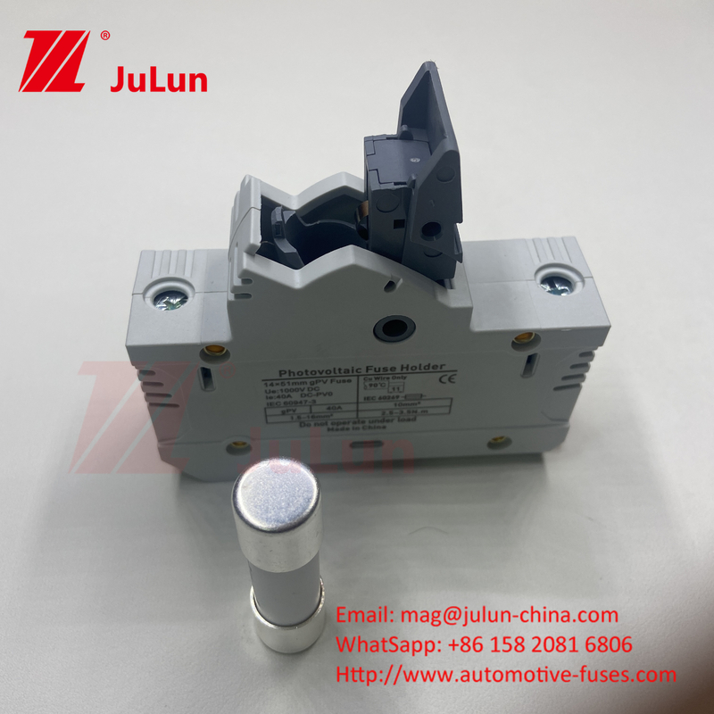 1000V 1500V 500V zonne-energie fotovoltaïsche fusie 14x51mm fusiehouder RT18W-32 22*58mm 1000DV fotovoltaïsche