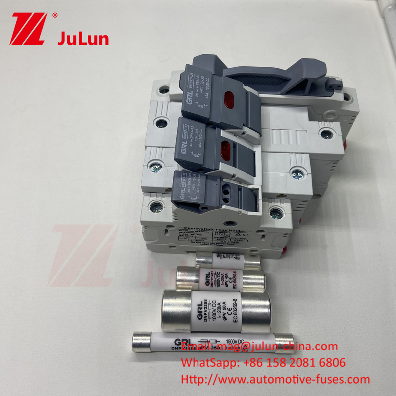 10*38mm gPV 1000VDC 32A FUSE Din Guide Fuse Holder voor een gemakkelijke en veilige installatie