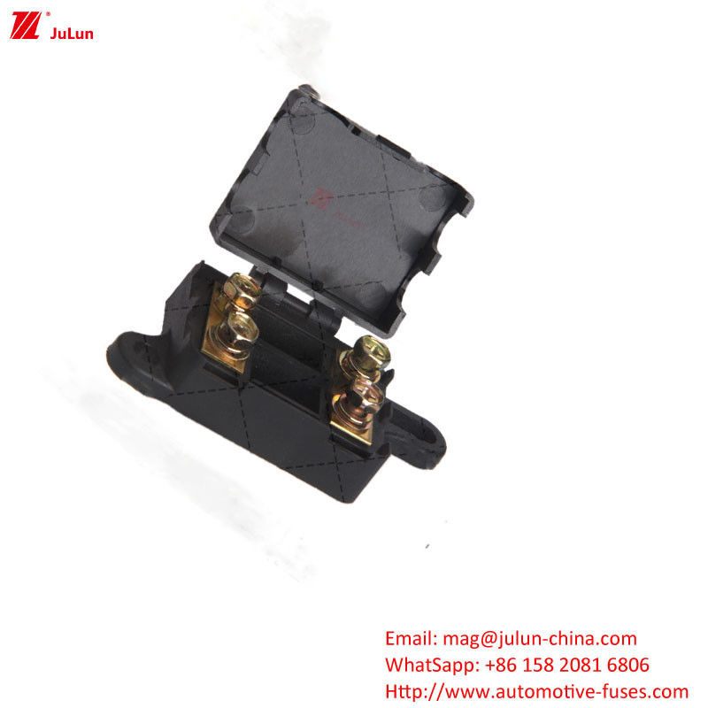 Automobiele veiligheidsbeveiliging Socket Base Connector 30A-500A 32V Eén pool Twee polen met plastic schelp