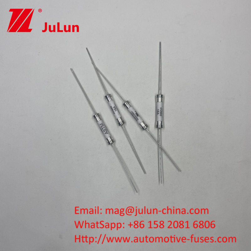 20A 500VCD 6*30mm HV660 ASTM PCB Hole / Clamp Installatie 500VDC Keramische lont