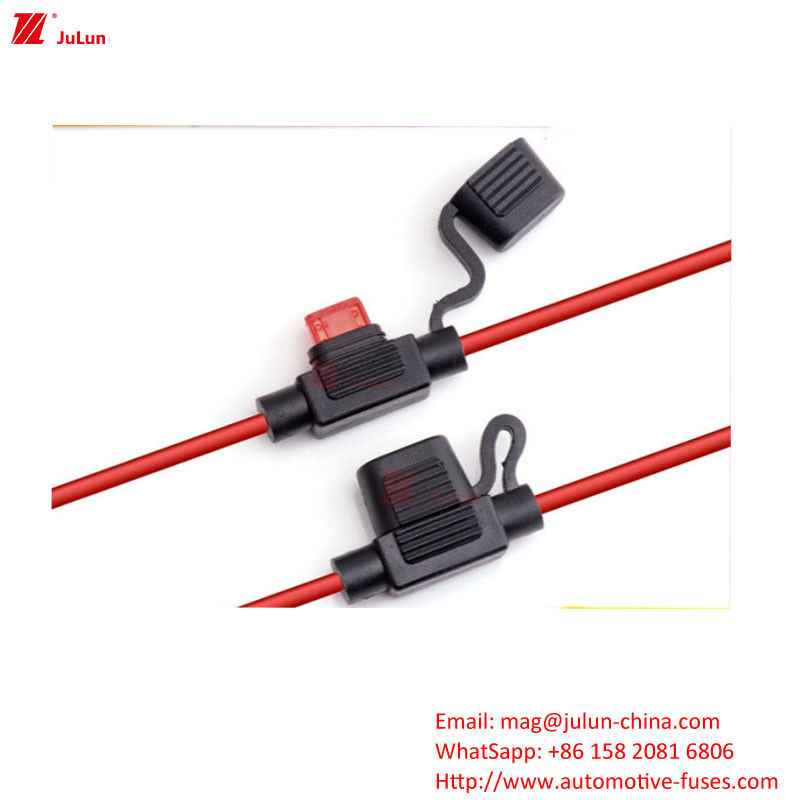 Eu UL Standard Automotive spare parts Fuse holder/Box Plastic/Nylon housing material Nominale spanning 32V Automotive/Electric Vehicle/Truck Toepassingsbereik