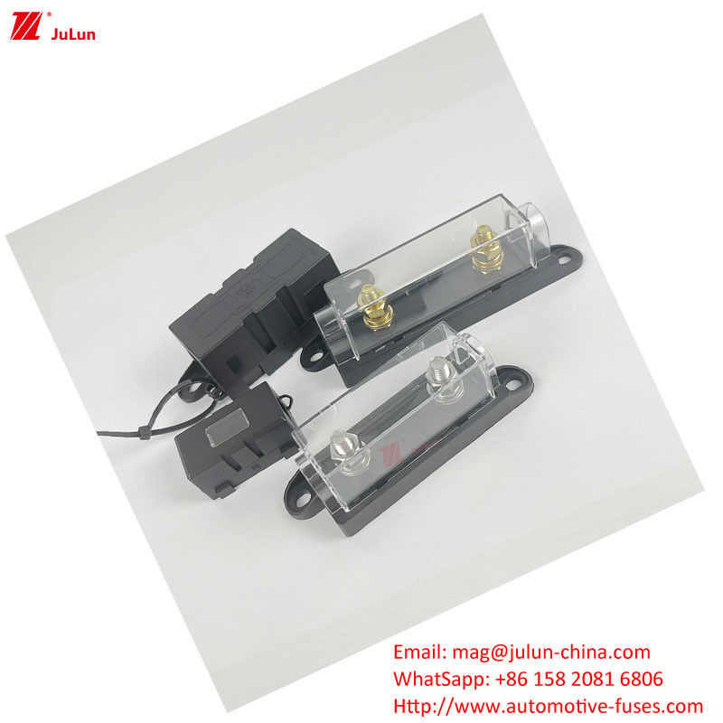 Maximale stroom ANM Auto Fuse Box 500A Zitplaats PA PA66 PP Terminal Bals
