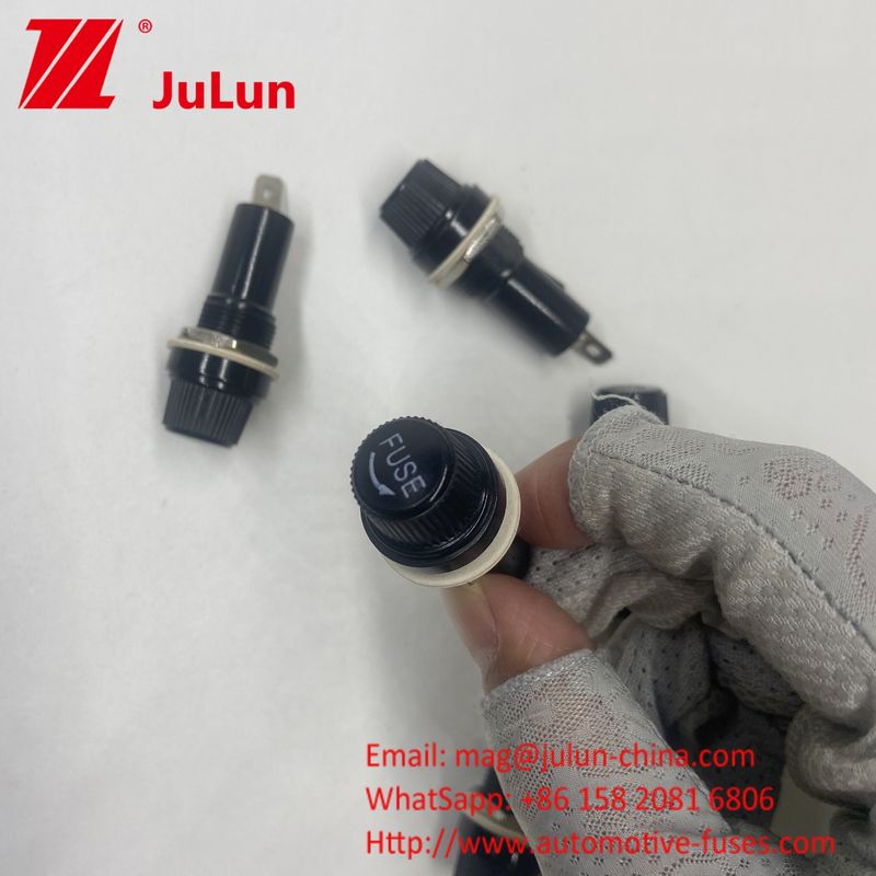 Verwelding Type Panel Mount Electronic Box Auto Fuse Holder Voor Glas Fuse Microwave Fuse