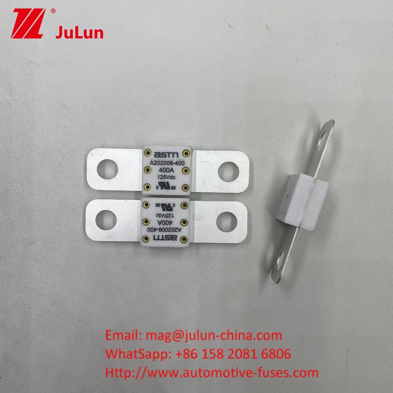 350A 125VDC Autobatterij fusie Standaardstroom 100A 150A 200A 250A 300A 350A 400A 500A