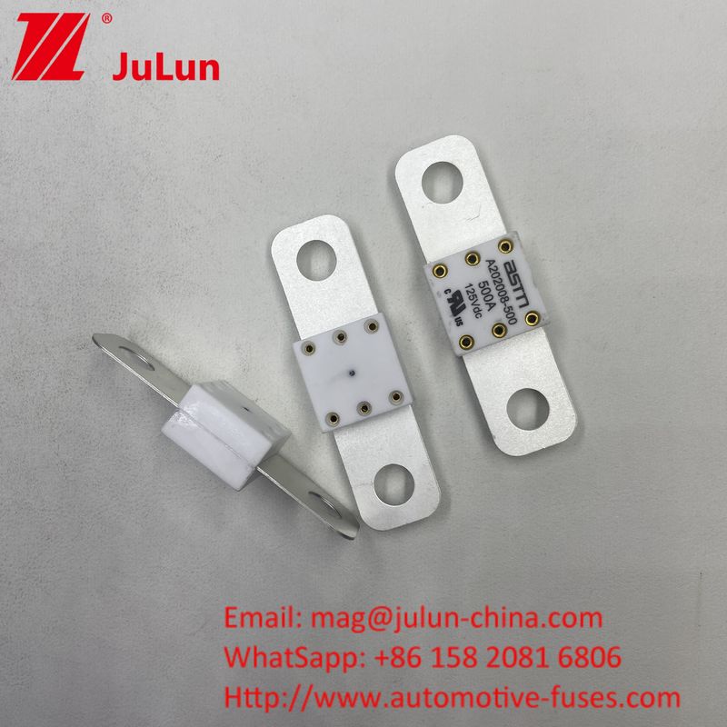 200A 125VDC Elektrisch voertuig Fuse Automobile Voor EV 125VDC Spanningsgat Afstand 50,8mm