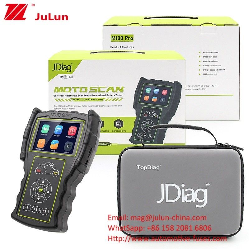Motorfiets detector OBD Foutdiagnostic Instrument JDiag M100 Pro Moto Scanner Ecu