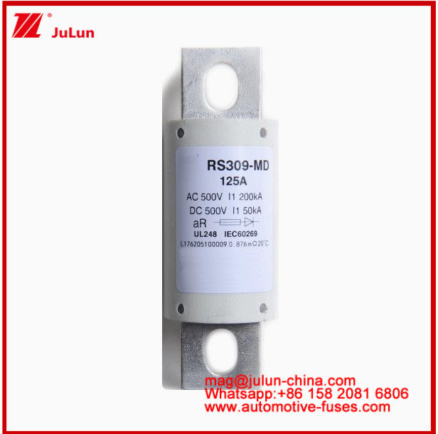 RS309-MD-125A Keramische auto-sluiters 500VAC200KA 500VDC 50KA AR DC Performance Tubulaire autoboltverbindingsstructuur