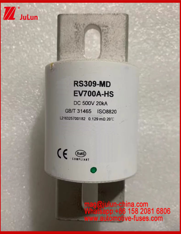 Caremic Round Tube elektrische voertuig veiligheidssignaal RS309-MD-EV700A-HS 500VDC 20KA Automobile Bolt Stud-mount Speciaal ontworpen veiligheidssignaal basis Voor voertuig situatie