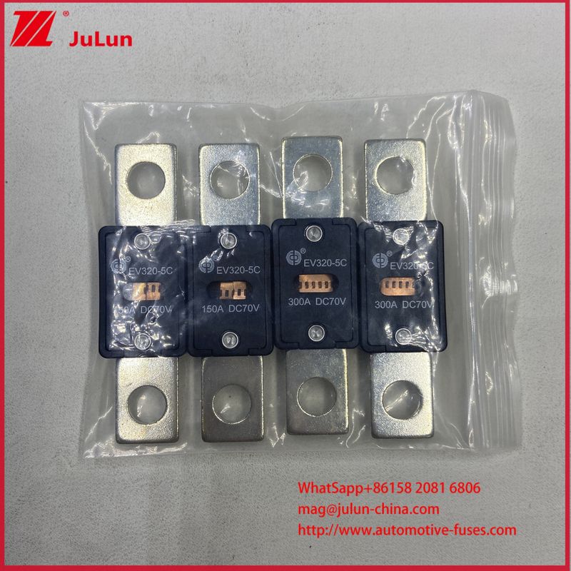 500A Aanpasbare draagbare EV320-5X 5C DC70V 150A 300A Charger Fuse Maximale spanning 72VDC