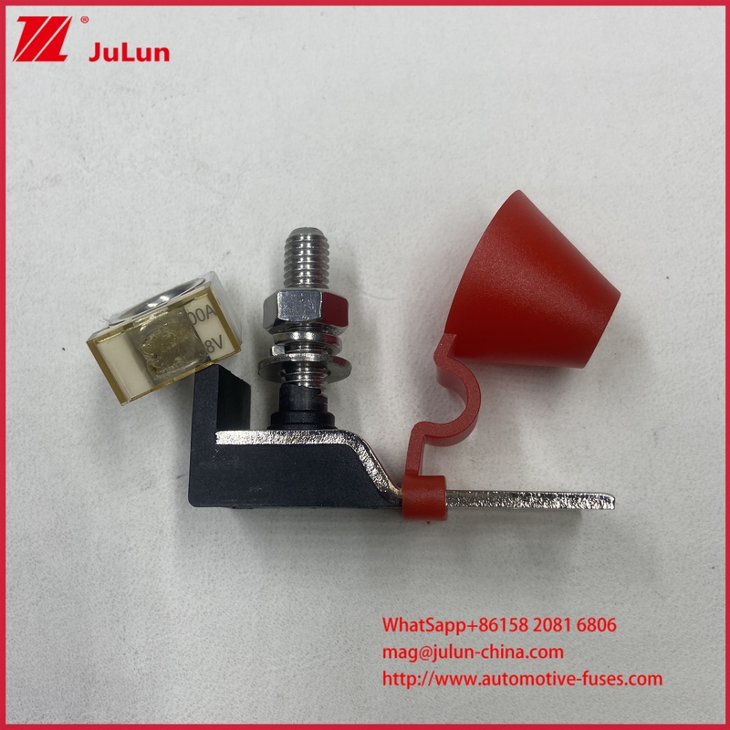 Fusehouder Auto MRBF Terminal Fuse Block Kit Single Stud 5/16" (M8) Compact Marine Rated Battery Fuse