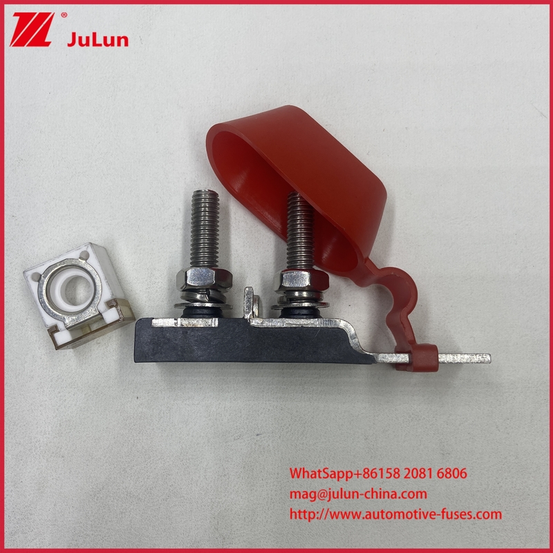 MRBF-zekeringblokken met zekering, dubbele tapeinden, compact, voor maritieme toepassingen, batterijzekering 30A-300A 58V