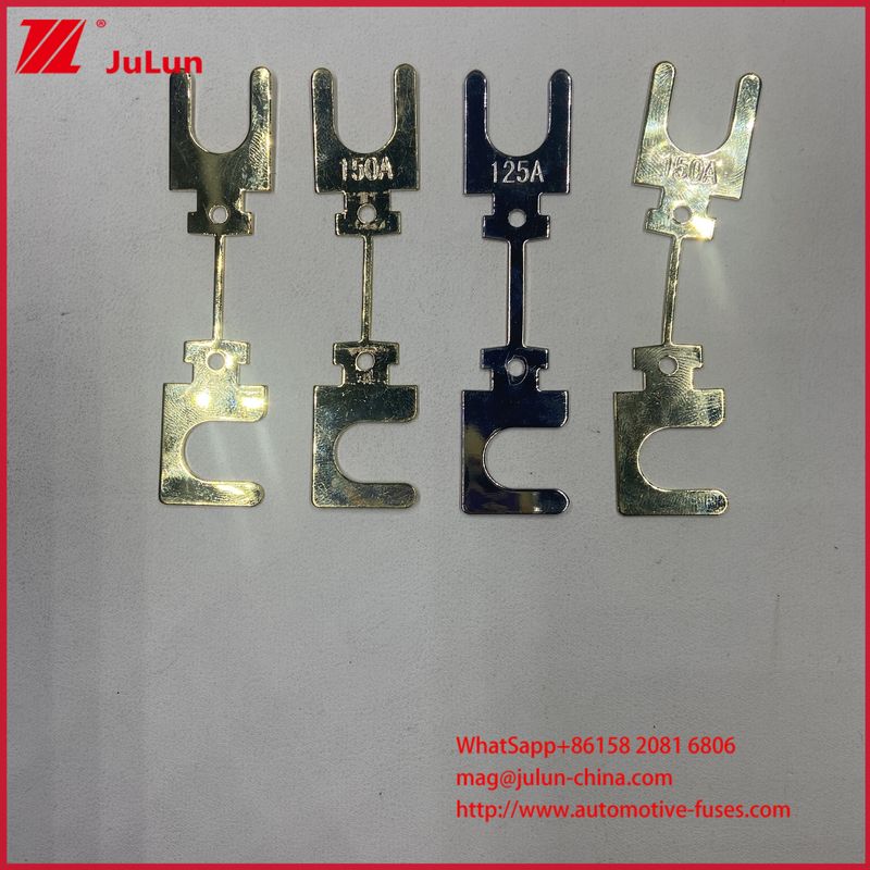 ANH ANL Koper-Zink legering Flat Type Car Fuse Auto Bolt On Down Fuse 32V ANS Auto Fuse Plug Automotive Fuses 20A 30A 40A 50A 60A 70A 80A 100A 125A 150A 175A 200A 32VDC ANS CAR Fuse