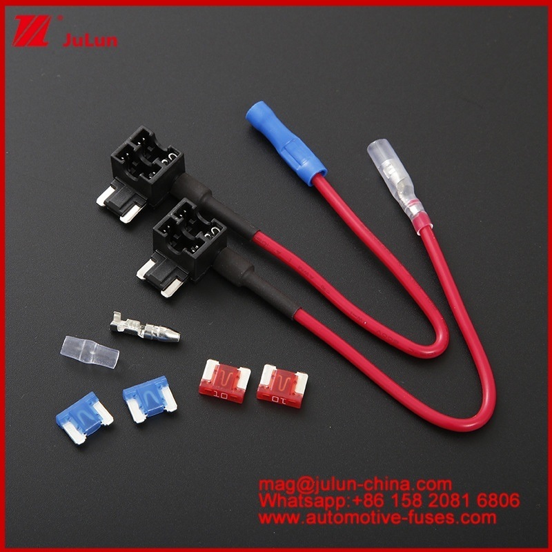ATS / Laag Profiel Mini/Micro2/Micro3 Zekeringhouder Mini Laag Profiel Add-a-Circuit Zekering Tap Kogelconnector Adapter Micro Inline Zekeringhouder