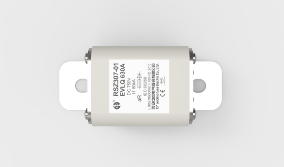 Uitstekende gelijkstroom-Prestatiesev Ceramische Snelle Zekering rsz307-01-EVLQ 630A 750VDC