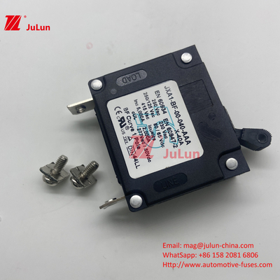 40A Winkel Audio Circuit Breaker Stroomoverbelasting Beschermer Schakel Reset AC DC AC Automotive Marine Circuit Breaker