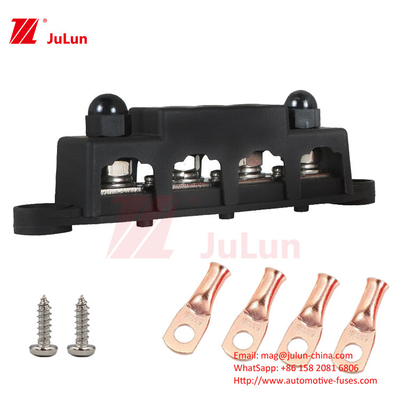 Rv Yacht Bus M8M10 High Current Wiring Stud Terminal Current 20A ABS Zinklegering Messing 248g