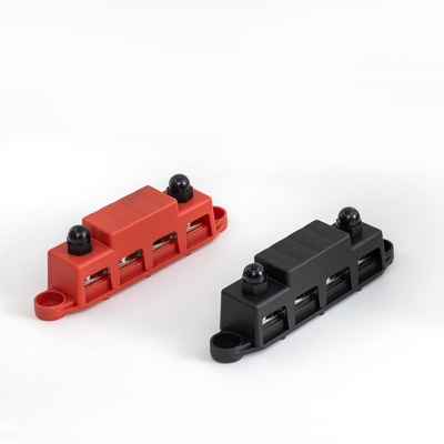 Grote stroomverdelingsblok Cooper Bus Bar Autoonderdelen 250a Busbar Machine 4*M10 Stutten En 3*M4 Schroeven Met Cove