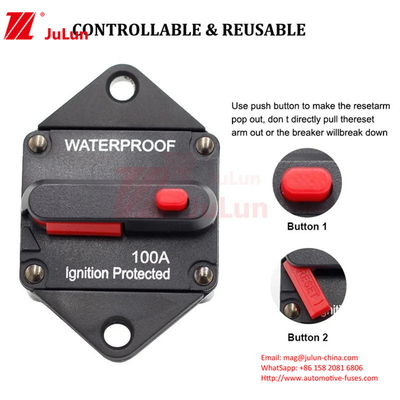 Duurzame Auto Yacht RV Circuit Breaker Automatische breukbescherming kan de breukknop herstellen Veiligheidsstoel Circuit Protec
