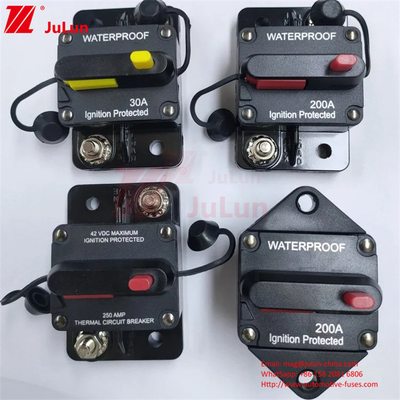 300A RV-circuitbreaker 48V Motor Fuse Inverter Marine Overload Protector Reset Circuit Breaker