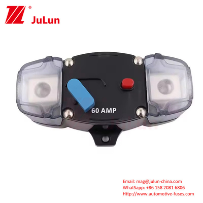 Autoverlastbeschermer voor marineschepen12-48 VDC 30A-300A Autospuithouder Stereo Terminal Inline circuit breaker