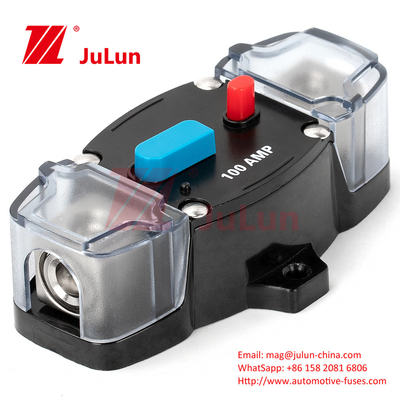 Gewijzigde automatische herstelmethode Auto Audio veiligheidsgordel 30A~150A Fuse Seat Self-Recovery Circuit Breaker