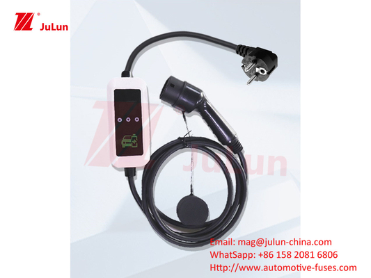 EV-oplader 7Europese standaardoplaadpistool Type 2 Draagbare oplaadstapel Nieuwe energieoplaadpistool