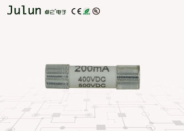 Zekering 500 Volt 200ma 5x20mm van de porseleinhoogspanning de Ceramische Bescherming van de Zekeringskring