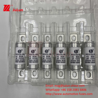 750VDC Keramische automobielfussen RS308 HB 4G Hoge temperatuur 10A 20A 25A 30A 40A 50A 63A 80A 100A 750VDC FUSS
