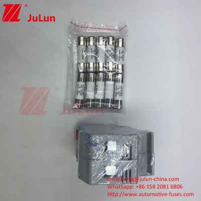 1000VDC-1500VDC Solar PV Fuse Holder Met Fuse 2 Amp Fuse Solar Dc Cylindrische Fuse Links