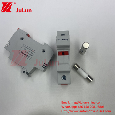 30kA breekcapaciteit Zonne-Pv-sluiting / Din Rail zonne-sluitinghouder voor modulebescherming