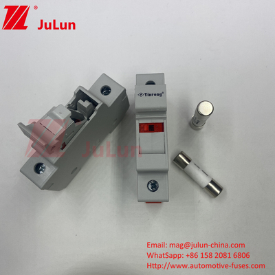 Zonne-energie-spuitstukken voor fotovoltaïsche busboxbescherming DC 1000V PV-spuitstukken 6A 10A 15A 20A 25A 30A Hoogspanning voor zonne-energie