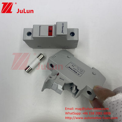 Zilver Zonne-Pv-sluiting / Din Rail Zonne-sluitinghouder voor fotovoltaïsche busbussen