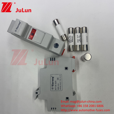 1000VDC 30kA Keramische zonne-energie PV-sluiting 10*38 DC Zonne-energie PV-zonne-sluitingsbasis en 1000V-sluiting 15A 20A 25A 30A 32A