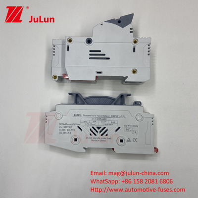 Solar Photovoltaic Inverter met 14x51mm Din Rail Solar Fuse Holder / Solar Pv Fuse Holder
