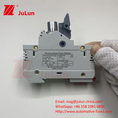 Solar Photovoltaic Inverter Zonnepaneel Thermische lont AC RT18-125 Fusible 10x38 6A Italweber Isolator