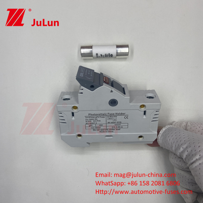 Verkoop Mezeen 1P 10x38mm PV DC 1000V 32A lont en lonthouder voor zonne-systeembescherming OEM beschikbaar