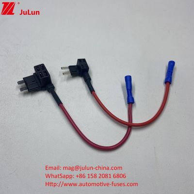 Standard Plug Adapter Mini Tap Car Fuse Holder 10A / 15A / 20A Messing Tin Plating Simple Spiral