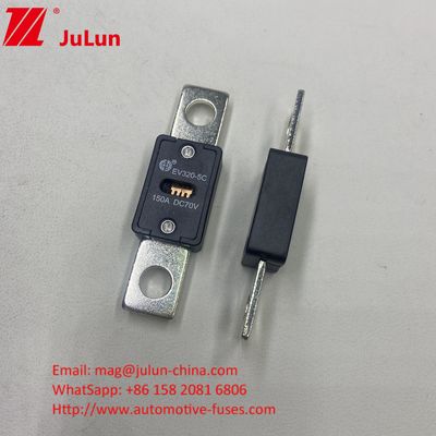 51 mm gaten afstand EV320-5X 125A 70VDC keramische autoverzekering met GB/T31465.5-2015 certificering en 70VDC nominale spanning