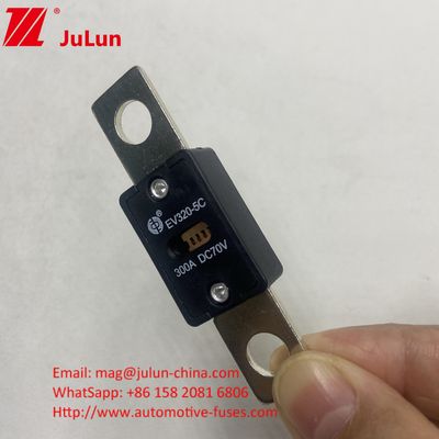 EV320-5C 300A 70VDC Automotive Blade Fuses met 51 mm gaten afstand en Bolt M8 installatie modus