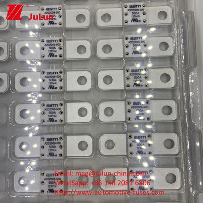 ASTM A202008 250A 125VDC Flat Plate Type Auto Blade Fuses voor Bolt