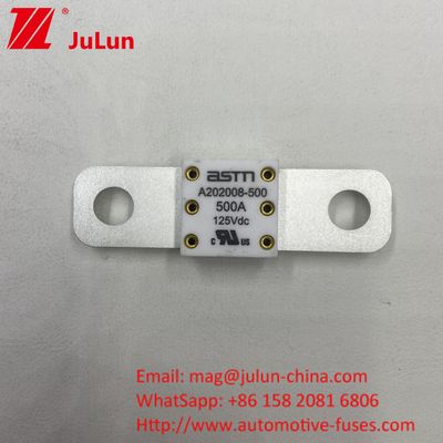ASTM Autobatterij Fuse 50.8 Afstand tussen 2 gaten 200A 125VDC 20KA