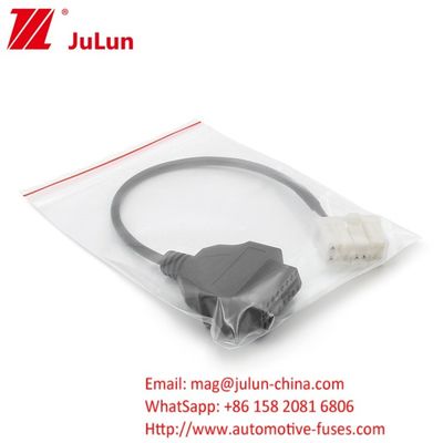 Automobiele bedrading harnas diagnostische omrekeningskabel Tesla Model S/X OBD2 12 pin